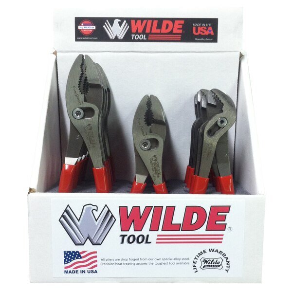 12-PIECE FLUSH PLIERS DISPLAY-G251F, G262F & G263F-3 SKUs | 4 EA, Wilde, Mfr#: DB71-3F/DB